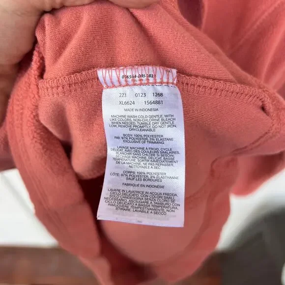 Columbia Womens Peach Fleece Quarter Zip Pullover Medium Lightweight Soft Cozy - Picture 4 of 6